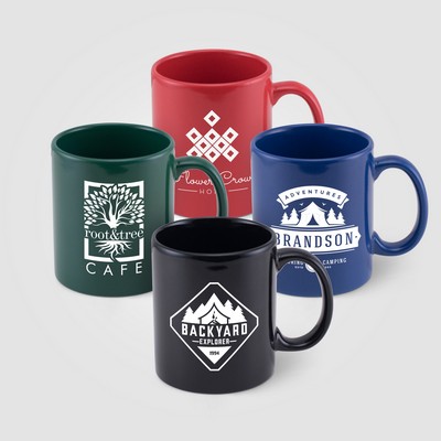 Seattle Classic - 12 oz. Color Ceramic Mug - Silkscreen
